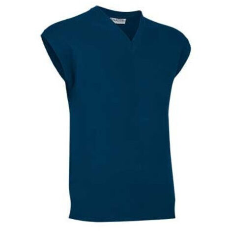 Chaleco con cuello en pico Staff XXL Azul Marino