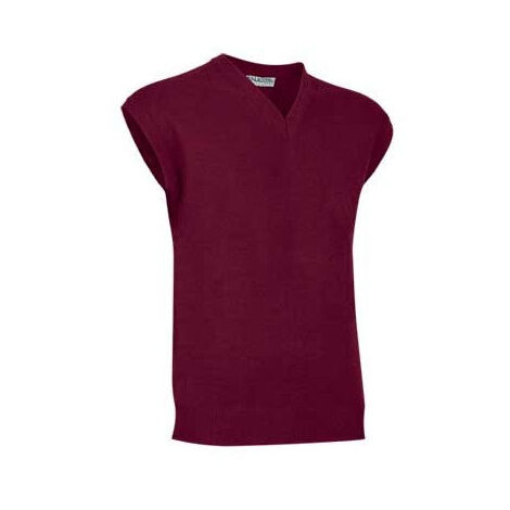 Chaleco con cuello en pico VALENTO Staff XXL Granate