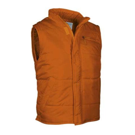 Chaleco de abrigo de nylon hidrofugado, sector alimentación ARCTIC S Naranja fiesta