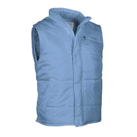 Chaleco de abrigo de nylon hidrofugado, sector alimentación ARCTIC XL Azul celeste