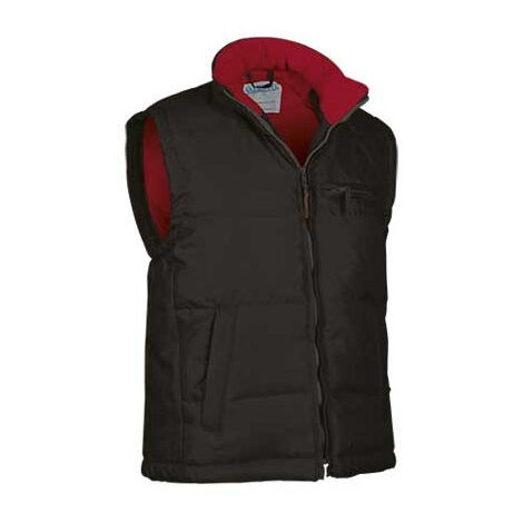 Chaleco de abrigo hidrofugado VALENTO Montana S Negro/Rojo