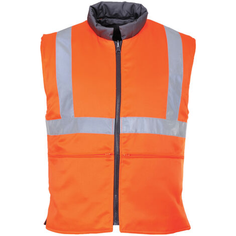 Chaleco de abrigo reversible RIS naranja L