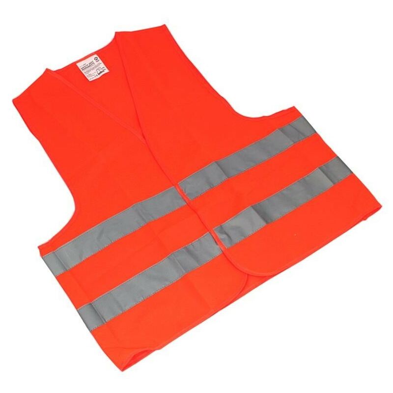 

Chaleco de advertencia naranja de lux. Ce kaos1l