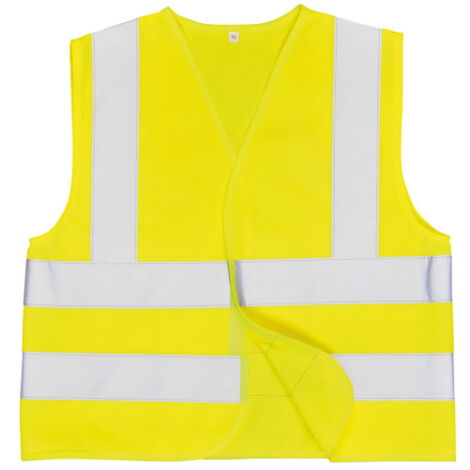 Chaleco de alta visibilidad Junior para niños con cinta reflectante JN14 S amarillo
