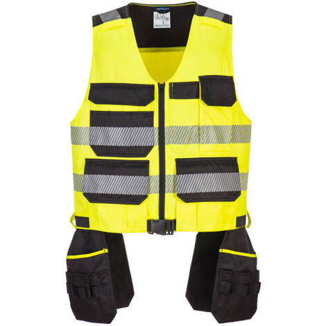 Chaleco de herramientas PW3 clase 1 Amarillo/Negro 3XL