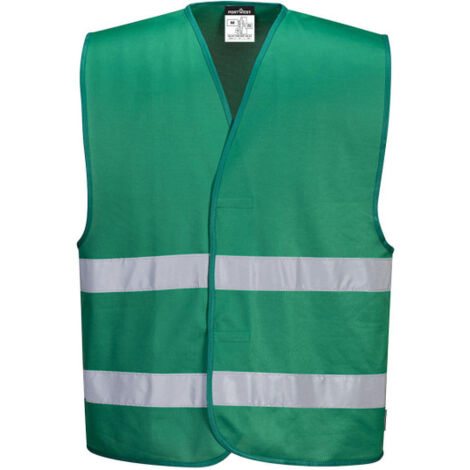 Chaleco de seguridad con cierre autoadherente, nuevos colores Iona F474 L/XL Verde Botella