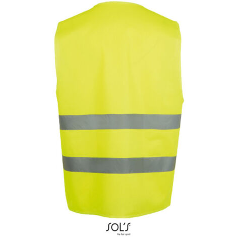 Chaleco De Seguridad Unisex SOL'S SECURE PRO 0 Amarillo Neón