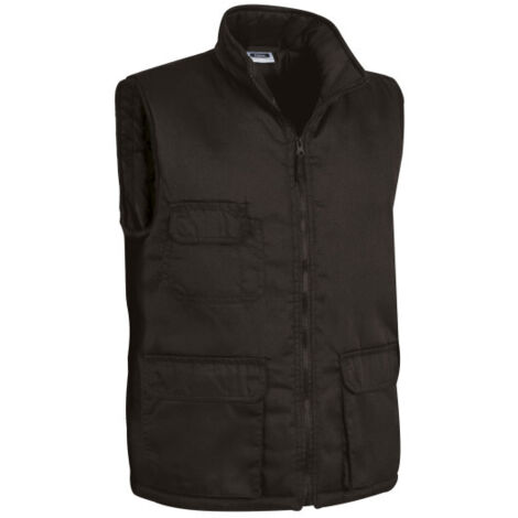 Chaleco de trabajo multibolsillos acolchado FABRIC XL Negro
