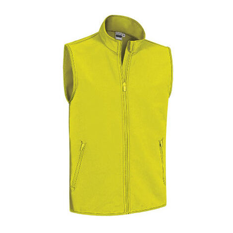 Chaleco deportivo elástico cortavientos Runrock VALENTO XL Amarillo Fluor