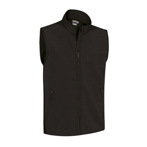 Chaleco deportivo elástico cortavientos Runrock VALENTO XXL Negro