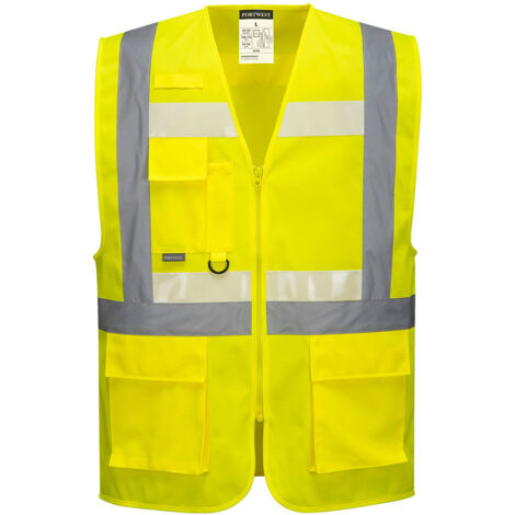 Chaleco Glowtex Ezee Zip Executive Yellow Small