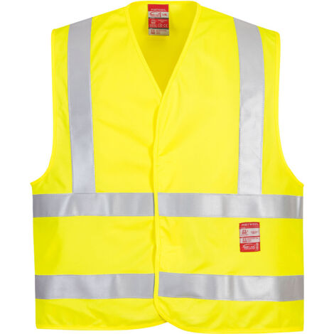 Chaleco HV resistente al fuego amarillo 2XL/3XL