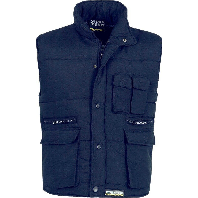 

Chaleco básico de trabajo multibolsillos WORKTEAM S3200 | Azul marino - M