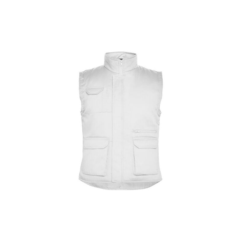 

Roly - Chaleco laboral multibolsillo con bolsillo ALMANZOR CQ5067 | Blanco - M