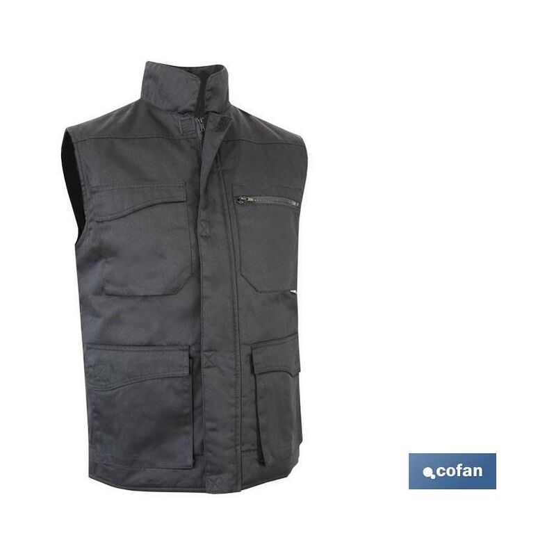 

Cofan - Chaleco Multibolsillos Acolchado Modelo Colt Color negro