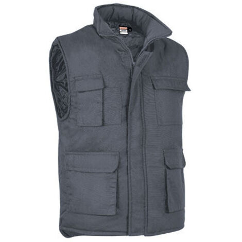 Chaleco multibolsillos acolchado Printer 2XL Gris Cemento