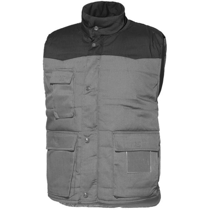

Chaleco Multibolsillos Gris-Negro 4031 T- L