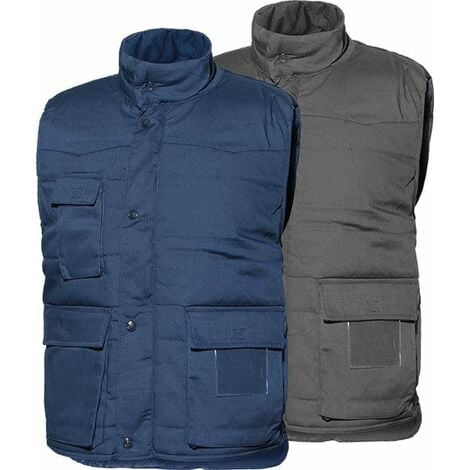 STARTER Chaleco Multibolsillos Issaline - Trabajo, Resistente GrisLL Gris