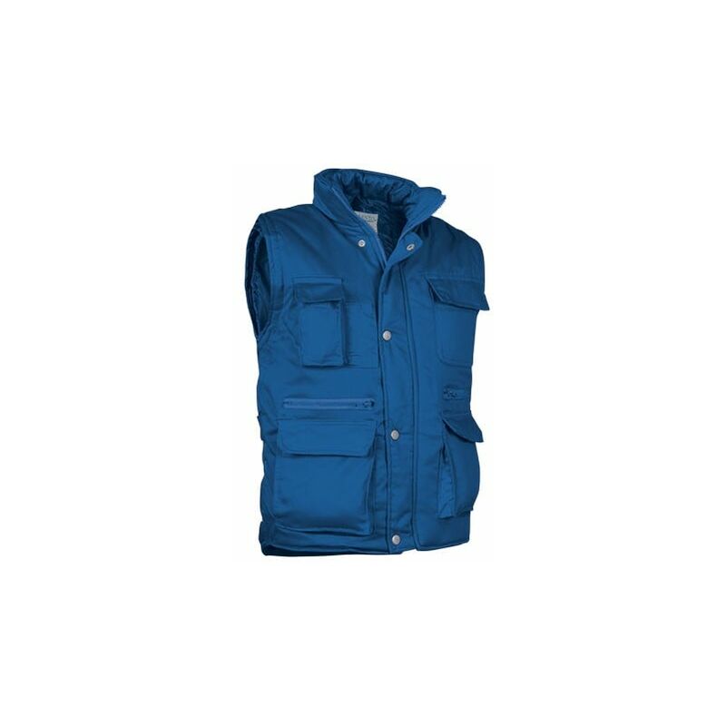 

Chaleco acolchado multibolsillos VALENTO Reporter | XL - Azul Royal