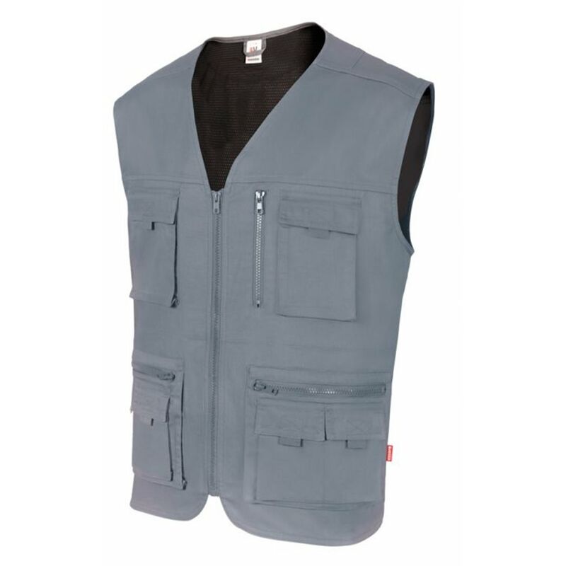 

Velilla - CHALECO MULTIBOLSILLOS Gris S