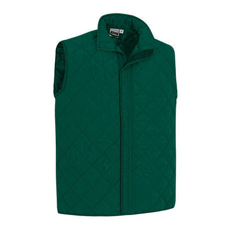 Chaleco para industria alimentaria hidrorepelente 100% poliéster Barens VALENTO S Verde botella