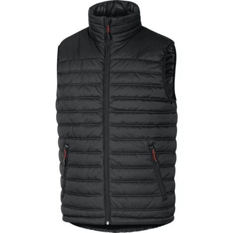 chaleco plumon ripstop impregnado pu gdoon varios colores tala s-xxl ropa bicolor negro rojo talla xl