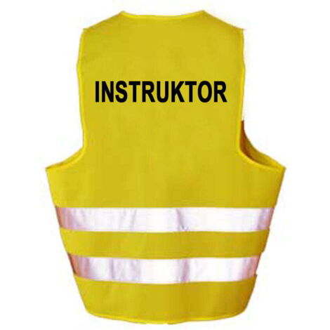 Chaleco reflectante de advertencia para INSTRUCTOR