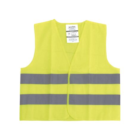 Chaleco reflectante de alta visibilidad Talla de niños o adultos normativa EN ISO 20471 Categoría II Adulto amarillo