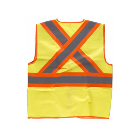 Chaleco reflectante-fluorescente con escote a pico WORKTEAM C3621
