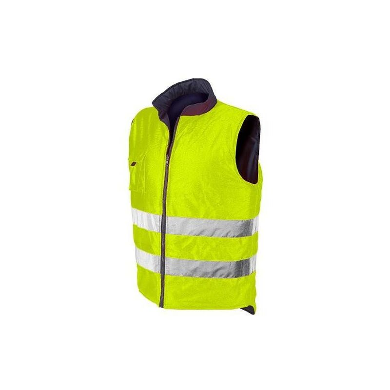 

Chaleco Reverse Azul / Amarillo Fluor 4069 Talla S