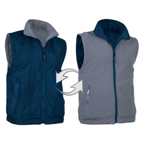 Chaleco reversible con doble capa Aspen S Azul Marino