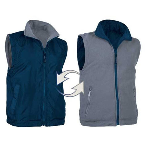 Chaleco reversible con doble capa VALENTO Aspen XXL Azul marino