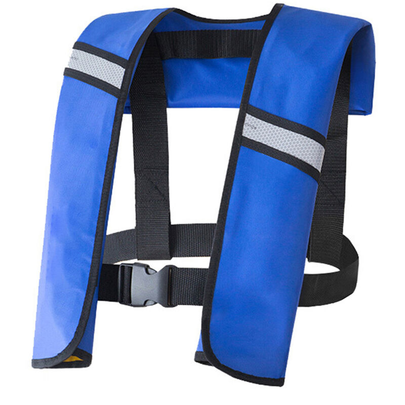 

Aotu - Chaleco salvavidas inflable Chaleco salvavidas para adultos Deportes acuaticos Natacion Pesca Chaqueta de supervivencia, Azul, modelo