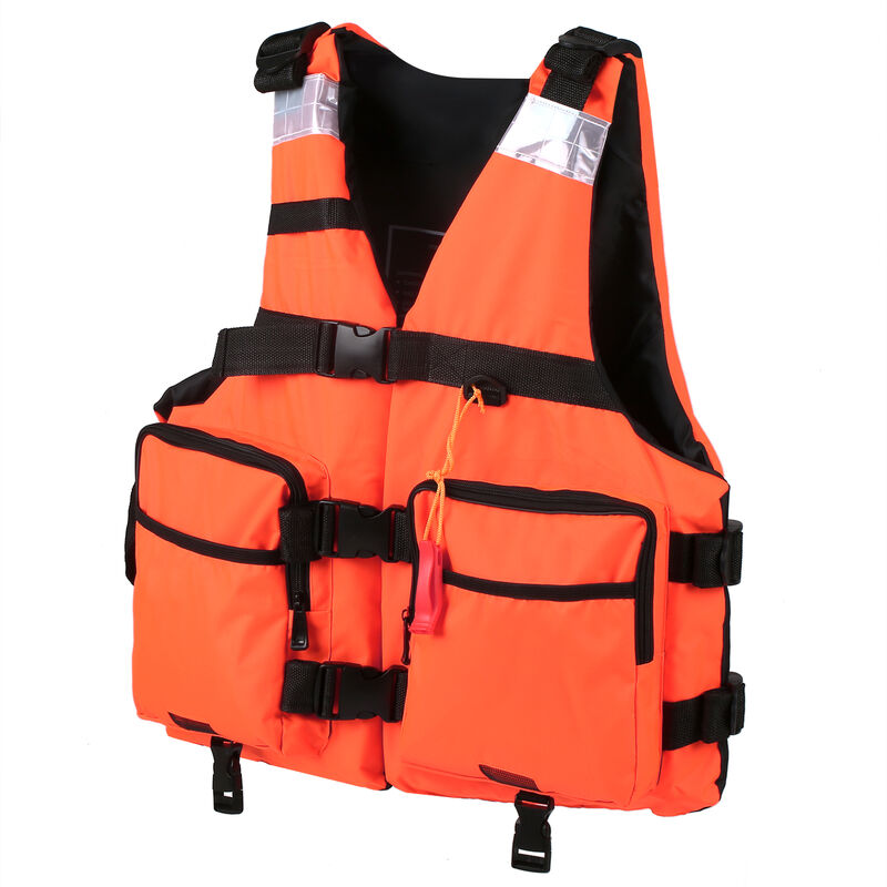 

Chaleco salvavidas para deportes acuaticos, chaleco salvavidas reflectante,Naranja, XL