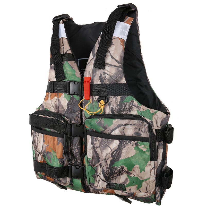 

Chaleco salvavidas para deportes acuaticos, chaleco salvavidas reflectante,Camuflaje, XL