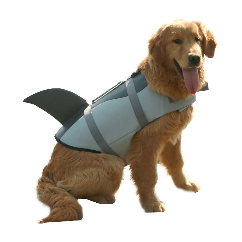 Chaleco salvavidas para perros Golden Retriever cachorro Corgi Teddy pequeño Labrador perro traje de baño anillo de natación para mascotas L ⋆ petmascotas.es