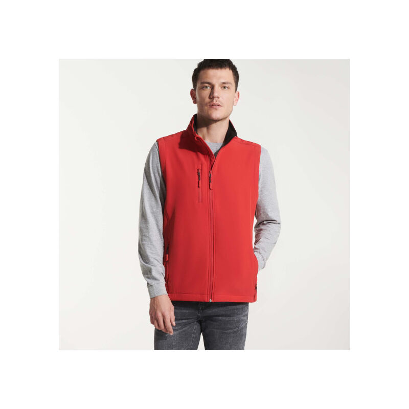 

Roly - Chaleco softshell compuesto de 2 capas QUEBEC SS6438 | Rojo - S