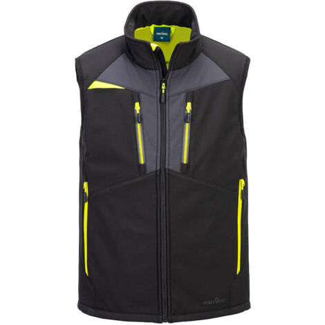 Chaleco Softshell DX4: Impermeable, Transpirable y Funcional / Gris metálico / L