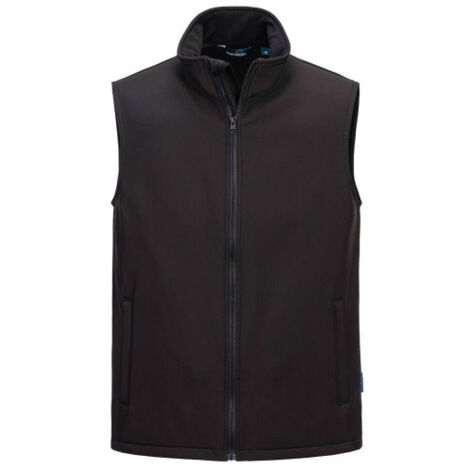 Chaleco softshell Print & Promo (2 capas) corta vientos TK22 4XL Negro
