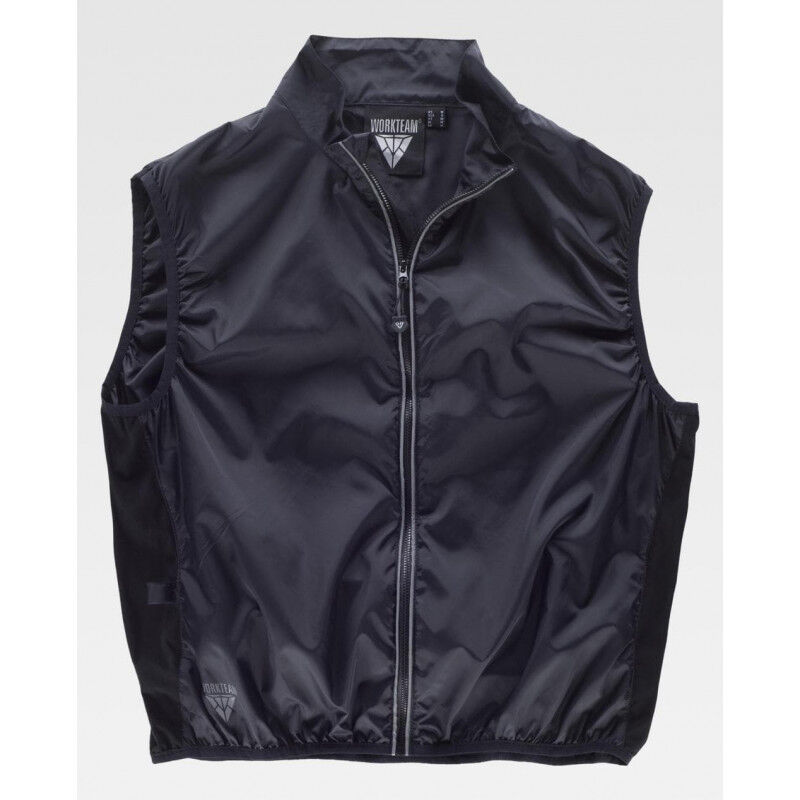 

Chaleco con costados en tejido elástico WORKTEAM Sport C3619 | Negro - XL