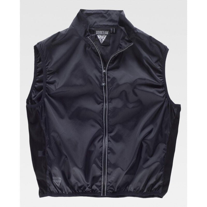 

Chaleco con costados en tejido elástico WORKTEAM Sport C3619 | Negro - S