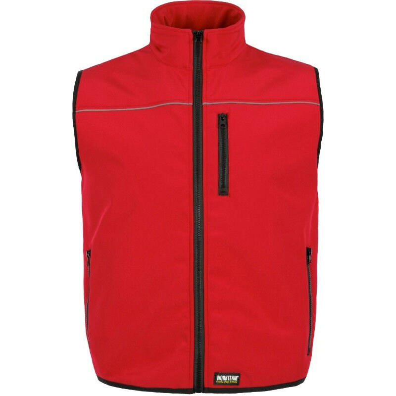 

Chaleco Sport con membrana interior transpirable S9310 Workshell | Rojo - 3XL - Workteam