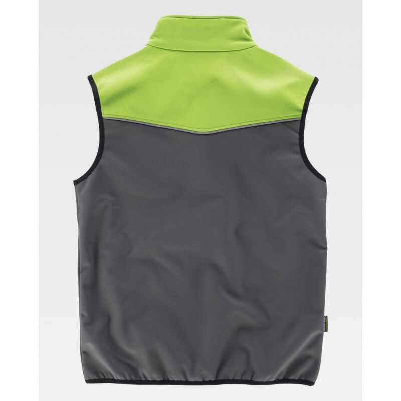 

Chaleco Workshell con canesús combinados de tejido cortavientos S9316 Sport | S - Gris / Verde lima - Workteam