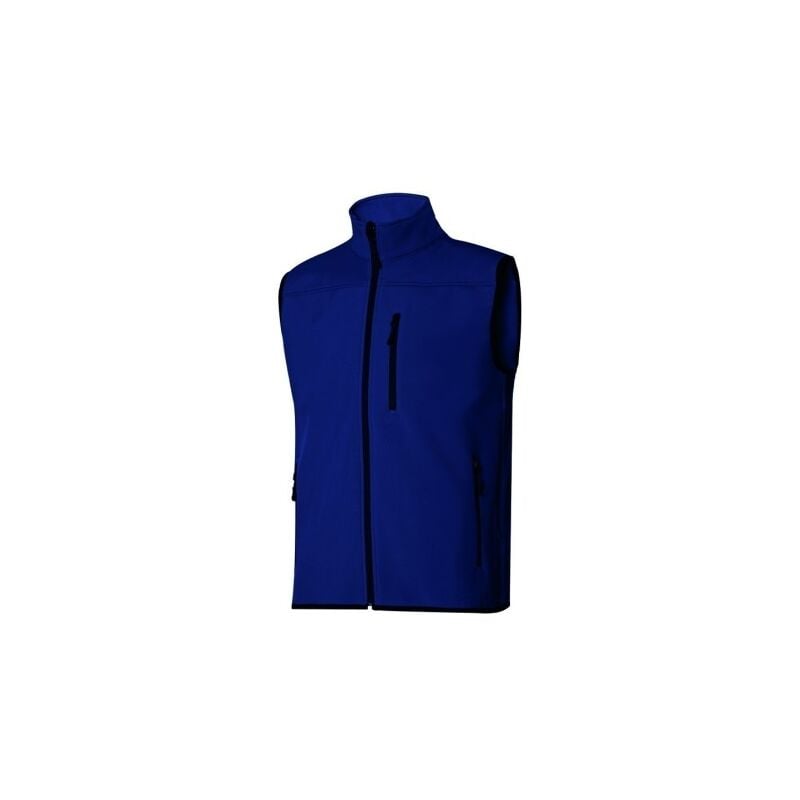 

Velilla - Chaleco Trabajo Xl 94%poli6%elas Multibolsillos Navy Soft Sh