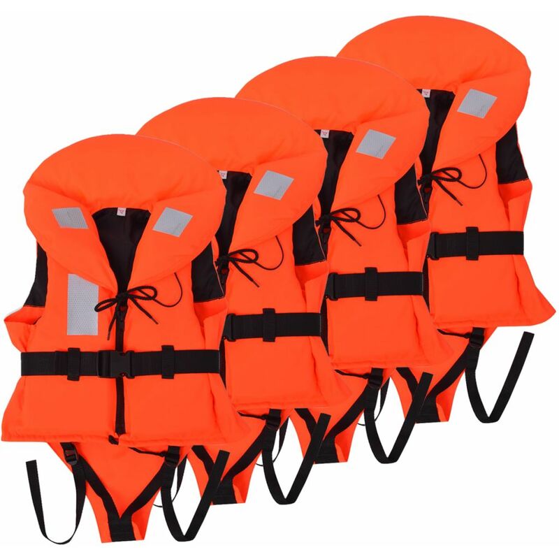 

Happyshopping - Chalecos de ayuda de flotacion para ninos 4 uds 100 N 10-20 kg