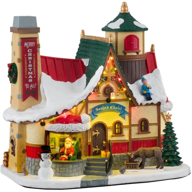 Lemax - Chalet du Père Noël Chalet pour village de Noël