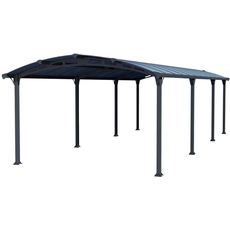 Palram - Carport en aluminium et polycarbonate Arcadia 8.63 x 3.59 m