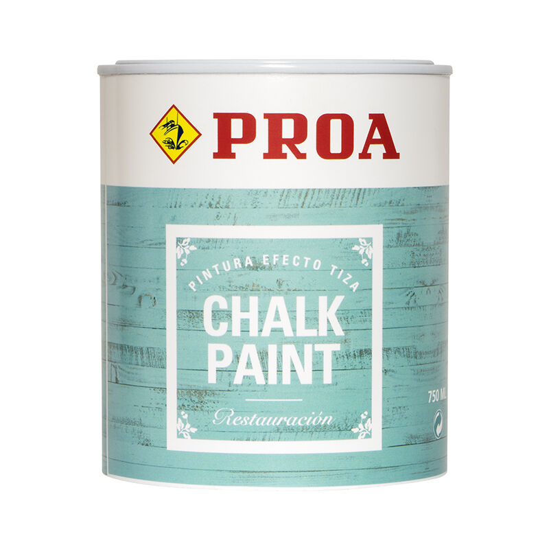 

CHALK PAINT EFECTO TIZA PARA MUEBLES AZUL OLD 750 ml, AZUL OLD 0.75lts - Proa