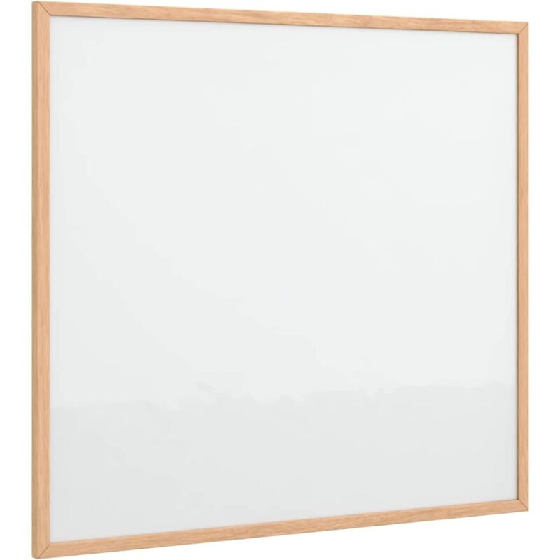 Magnetic Whiteboard with Solid Pine Wood Frame 60x55 cm Vidaxl