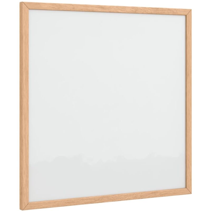 Magnetic Whiteboard with Solid Pine Wood Frame 40x40 cm Vidaxl